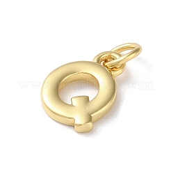 Acumular charms de latón chapado&nbsp;KK-P245-06G-Q