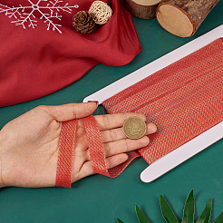 20 ярд блестящих саржевых лент из полиэстера с эффектом металлик&nbsp;OCOR-TA0001-74B