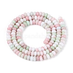 Colliers de perles de verre teintées à effet ombré&nbsp;LS-GLAA-T030-07A-02