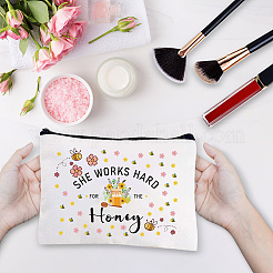 Поликоттоновые холщовые мешки для хранения ко Дню учителя ABAG-WH0029-069