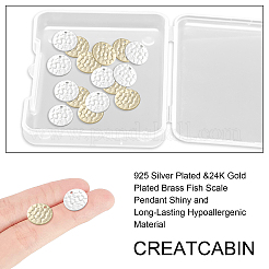 40шт 2 цвета латунные подвески&nbsp;KK-CN0001-51