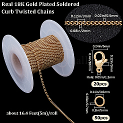 Kit de fabrication de collier de bracelet de chaîne de bricolage&nbsp;CHC-BBC0001-02