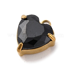 Подвески из нержавеющей стали 304 со стразами&nbsp;STAS-P386-01G-05