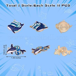 20 шт. кит эмаль подвеска кулон синие киты рыба Шарм морское животное кулон для ювелирных изделий ожерелье браслет серьги изготовление ремесел&nbsp;JX299A