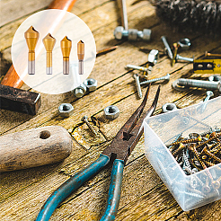 Стальные сверла с зенковкой&nbsp;TOOL-WH0125-90