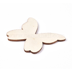 Cabochons en bois blanc non fini&nbsp;WOOD-WH0100-21B