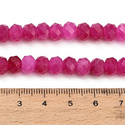 Hilos de cuentas facetadas de jade blanco natural teñido&nbsp;GG-CBAE966-01A-O