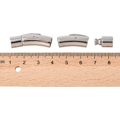 Anlaufgeschützte Säule aus chirurgischem Edelstahl 316 mit Bajonettverschlüssen&nbsp;STAS-A021-6mm