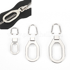 24 tirette de rechange en alliage de 3 tailles pour fermeture éclair&nbsp;FIND-BC0002-23