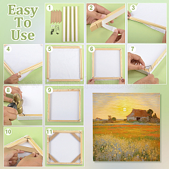 Holzrahmen für Ölgemälde&nbsp;DIY-WH0671-352