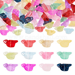 72pcs 12 Farben transparente Glasperlen&nbsp;DGLA-TA0001-53