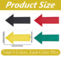 20 pieza de pegatinas de PVC de 4 colores&nbsp;DIY-SP0007-90