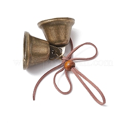 Железный колокольчик и подвесные украшения из сплава в тибетском стиле&nbsp;HJEW-JM03370-02