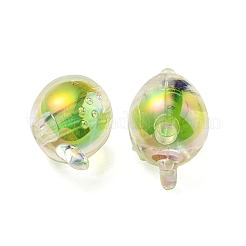 Placage uv perles acryliques irisées arc-en-ciel&nbsp;OACR-F004-07E