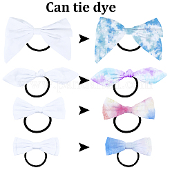 12 шт. 4 стиля резинки для волос из хлопка с бантом&nbsp;OHAR-SP0001-09