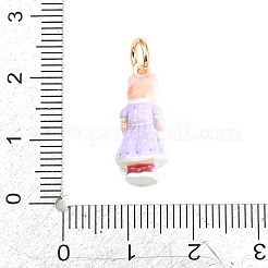 Ciondoli in acciaio inox smaltato 304&nbsp;STAS-F358-01G-03