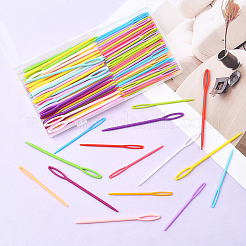 100 шт. 2 вида пластиковых спицы для пряжи&nbsp;SENE-SP0001-02