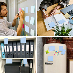3 bloc-notes adhésifs de style 3 styles&nbsp;AJEW-TA0005-84B