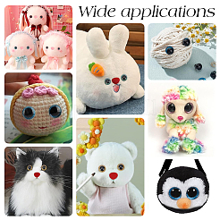 200 шт. 20-цветный резиновый глаз для куклы&nbsp;DIY-PH0031-85