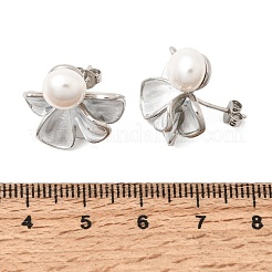 Pendientes de esmalte de latón&nbsp;KK-CBAB173-02C-P