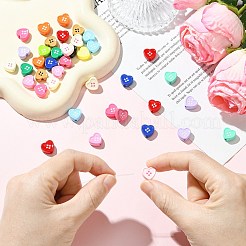 Запекание окрашенных непрозрачных акриловых бусин&nbsp;OACR-CJC0006-31-1