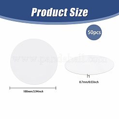 50 feuille acrylique&nbsp;AJEW-GL0003-42