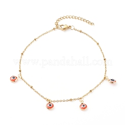 Set di cavigliere con ciondolo a lume malocchio&nbsp;AJEW-AN00421