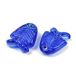 Прозрачные стеклянные эмалевые бусины&nbsp;LAMP-U004-06N