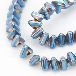 Electroplate non magnetici ematite sintetico fili di perline&nbsp;G-T061-127A