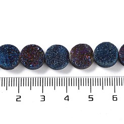 Гальванические натуральный druzy шарики агата стренг&nbsp;G-M433-01B