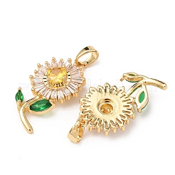 Латунные микро проложить кубического циркония подвески&nbsp;KK-F917-07G