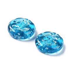 Placcatura perline acrilico trasparente&nbsp;OACR-G016-27J