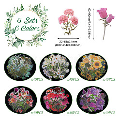 6 комплект 6-х цветных водонепроницаемых наклеек для животных&nbsp;STIC-TA0001-04