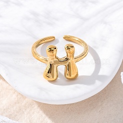 Кольца-манжеты из нержавеющей стали 304 для женщин&nbsp;LS-RJEW-M060-01G-08