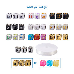 DIY Kindertag Geschenk Stretch Armbänder Kits&nbsp;DIY-CW0001-02