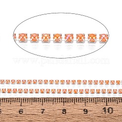 Chaînes de tennis en fer et plastique ABS imitation perle&nbsp;CH-Q006-01A-08
