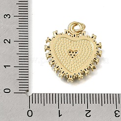 Colgante micropavé cubic zirconia de latón&nbsp;CU-CBAEEA8-13B-G