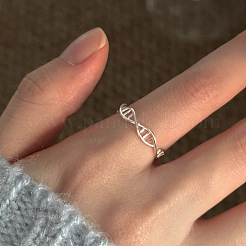 Кольца-манжеты из латуни с ДНК-спиралью для женщин&nbsp;FS-WG0A652-01