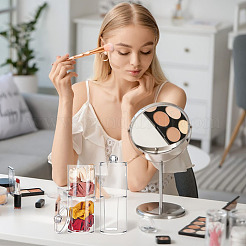 Пластиковый контейнер для хранения косметического хлопка&nbsp;CON-WH0086-25