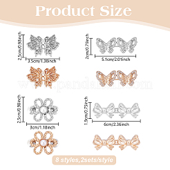 8 Stil verstellbare Jeansknopfnadeln aus Legierung&nbsp;FIND-HY0004-61