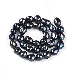 Нити из натурального культивированного пресноводного жемчуга&nbsp;PEAR-N014-09A-05