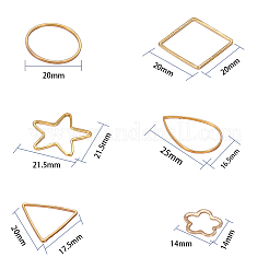 Кольца из латуни/нержавеющей стали 304&nbsp;FIND-SC0001-09