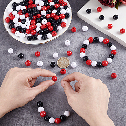 3 стиль непрозрачных акриловых бусин&nbsp;OACR-PH0004-49