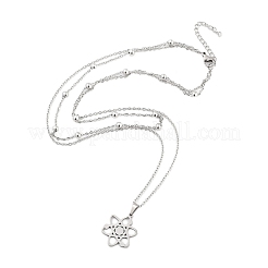 Pendentifs colliers en acier inoxydable&nbsp;NJEW-U003-01G-P