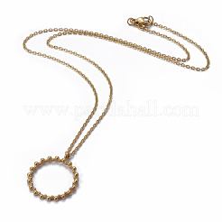 (vente d'usine de bijoux) Colliers pendentifs en acier inoxydable 304&nbsp;NJEW-E141-32