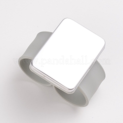 Магнитный силиконовый браслет на запястье&nbsp;BJEW-WH0009-09A