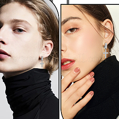 2 шт. серьги-кольца из нержавеющей стали 304 для женщин&nbsp;EJEW-LP0001-12P