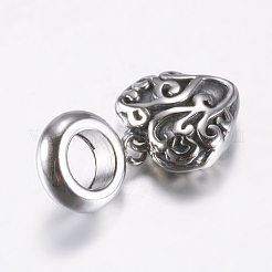 Европейские подвески-шармы из хирургической нержавеющей стали 316&nbsp;STAS-E148-01AS