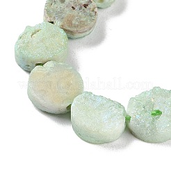 Elettrodeposte druzy naturale perline agata fili&nbsp;G-M433-01J