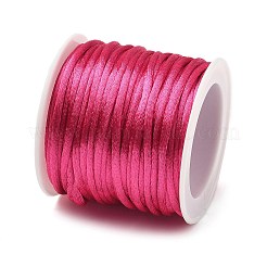 Cordons fil de nylon tressé rond de fabrication de noeuds chinois de macrame rattail&nbsp;X-NWIR-O001-A-03